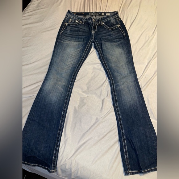 New Miss Me Boot Cut Jeans - Picture 2 of 3